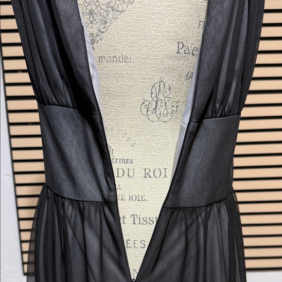 Jessica Howard Black Chiffon Maxi Dress - Picture 9 of 13